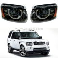 Defender style Headlights Head lamp for Discovery 4